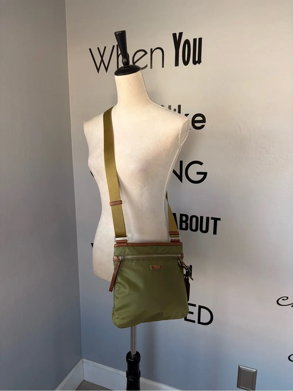 Tumi Voyageur Capri Crossbody Bag with Leather Trim
